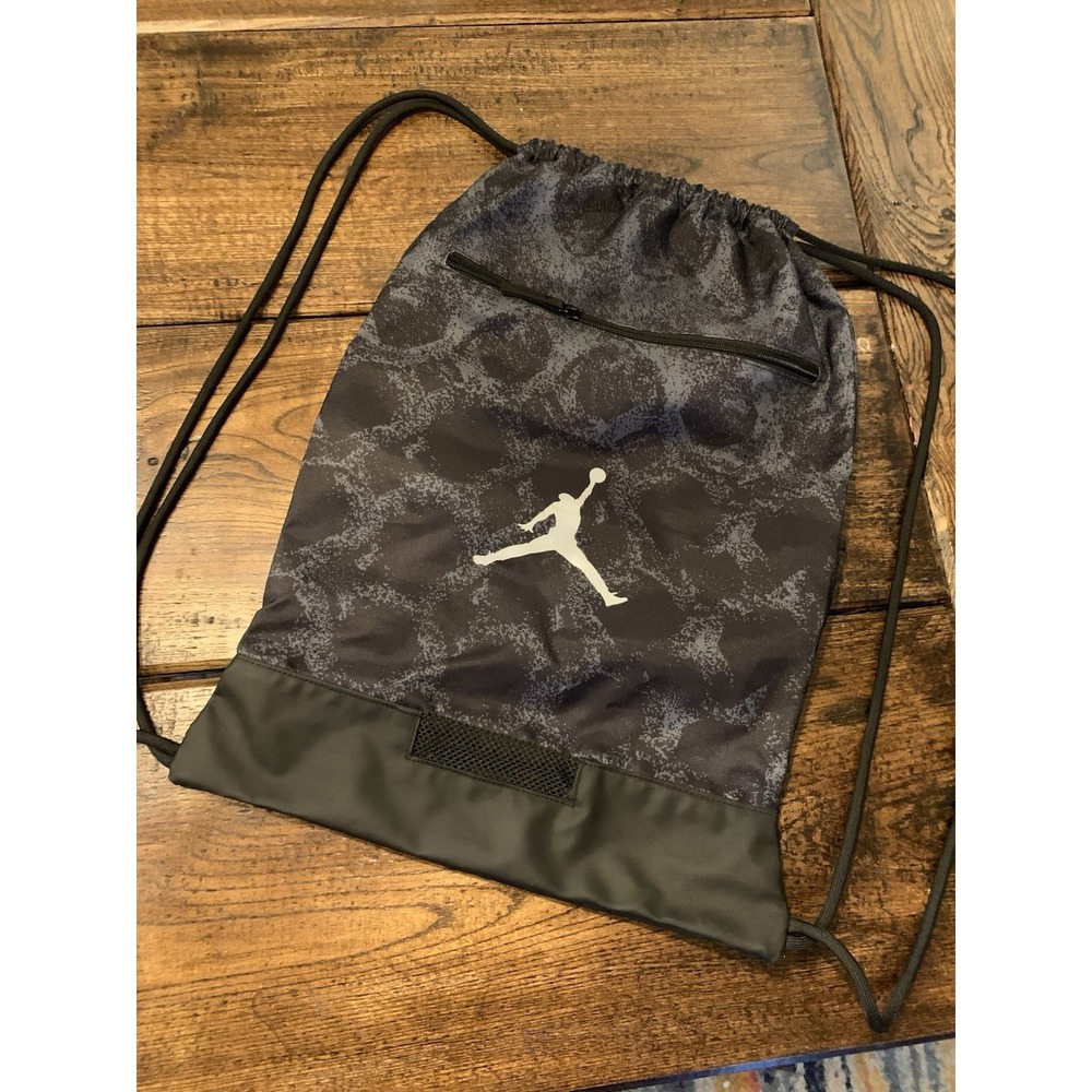 Nike Air Jordan Jumpman Graffiti Drawstring Bag Backpack Basketball Sport